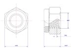 Hexagonal-Nylon-Lock-Nut-M27
