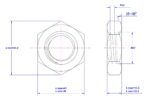 Hexagonal-Thin-Nut-M27