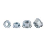 Hexagonal-flange-nut-White-1