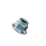 Metal-Hexagonal-Flange-Lock-Nut-white