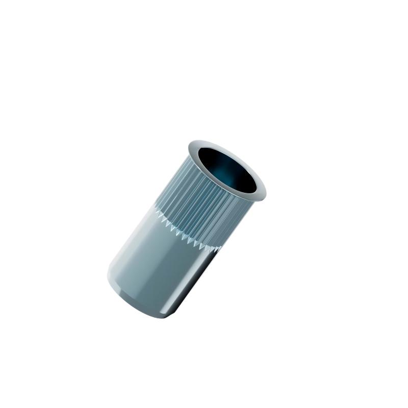 Small Countersunk Head Knurled Riveted Nut -white Small-Countersunk-Head-Knurled-Riveted-Nut-white