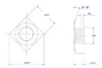 Square-Nut-M16