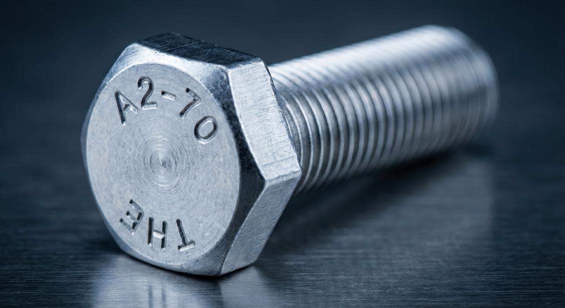 Photos of 304 stainless steel screws and nuts (A2-70)